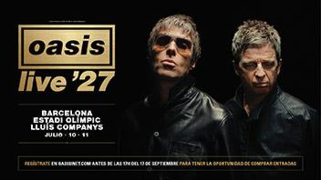 Cartell de Oasis Live '27