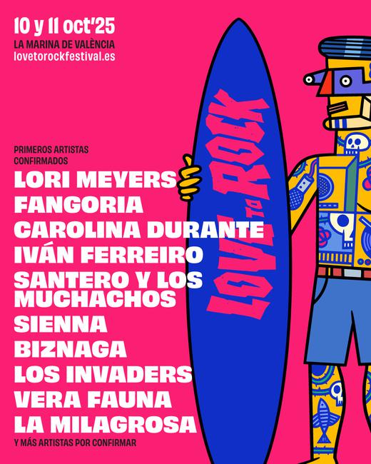 Cartell oficial de Love to rock 2025
