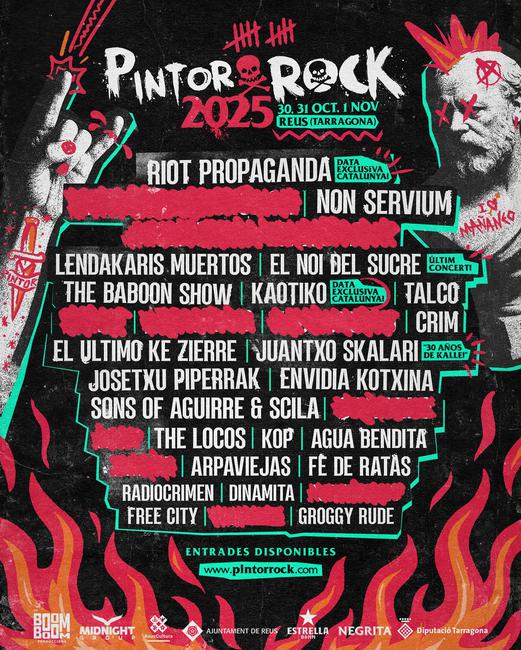 Cartell oficial de PintorRock 2025