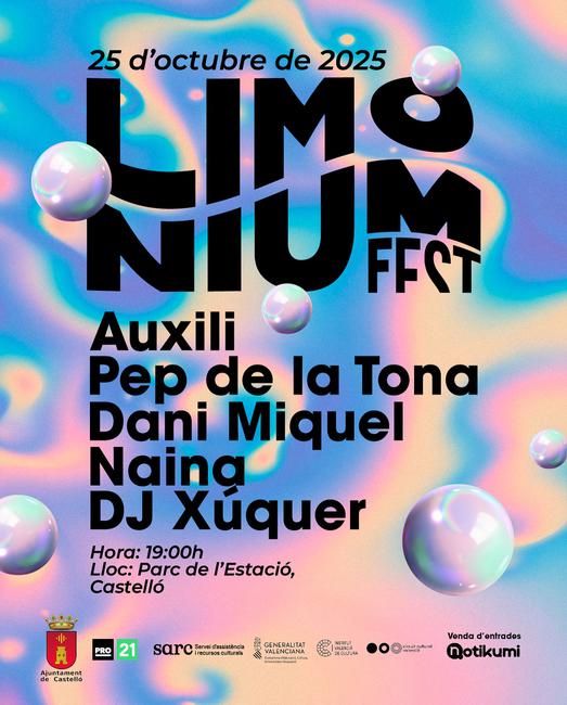 Cartell oficial de Limonium Fest 2025