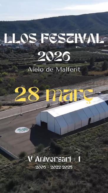 Cartell oficial de Llos Festival 2026