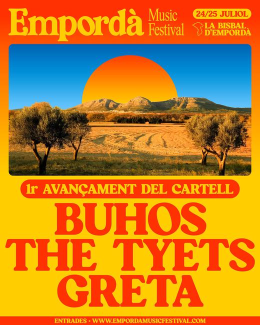 Cartell oficial de Empordà Music Festival 2026