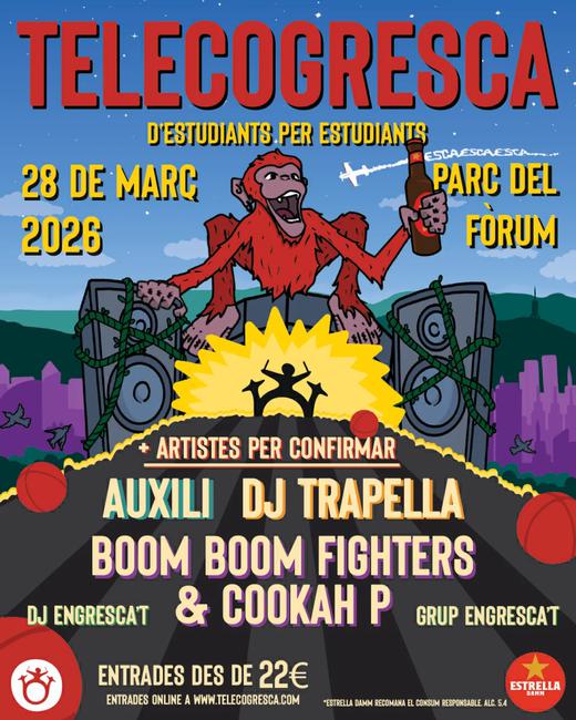 Cartell oficial de Telecogresca 2026