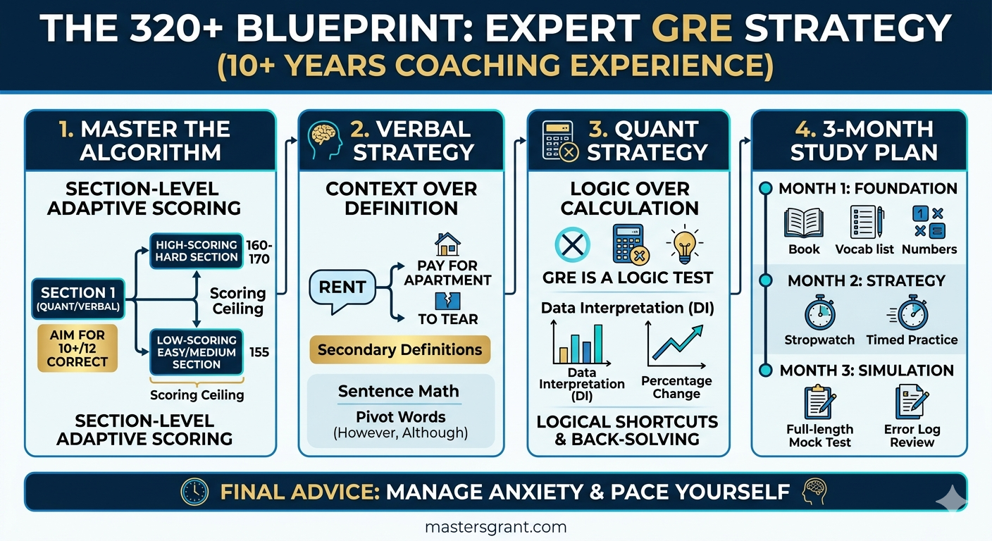 GRE Preparation 2026: Master the Shorter Format for a 320+ Score