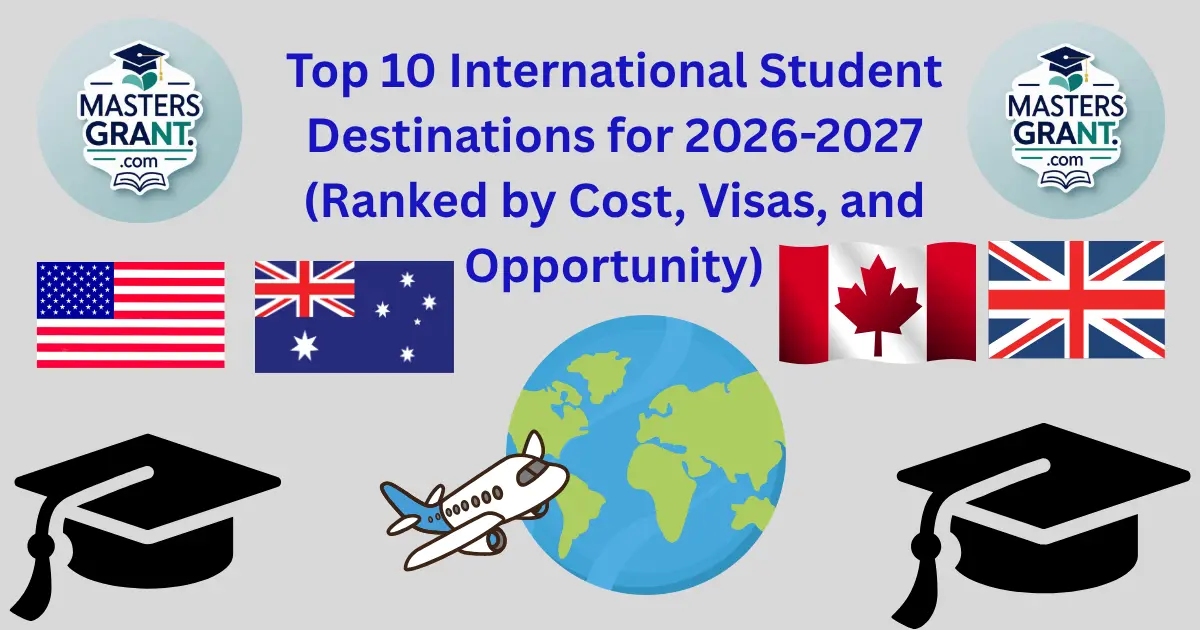 Top 10 International Student Destinations for 2026-2027 (Ranked by Cost, Visas, and Opportunity)