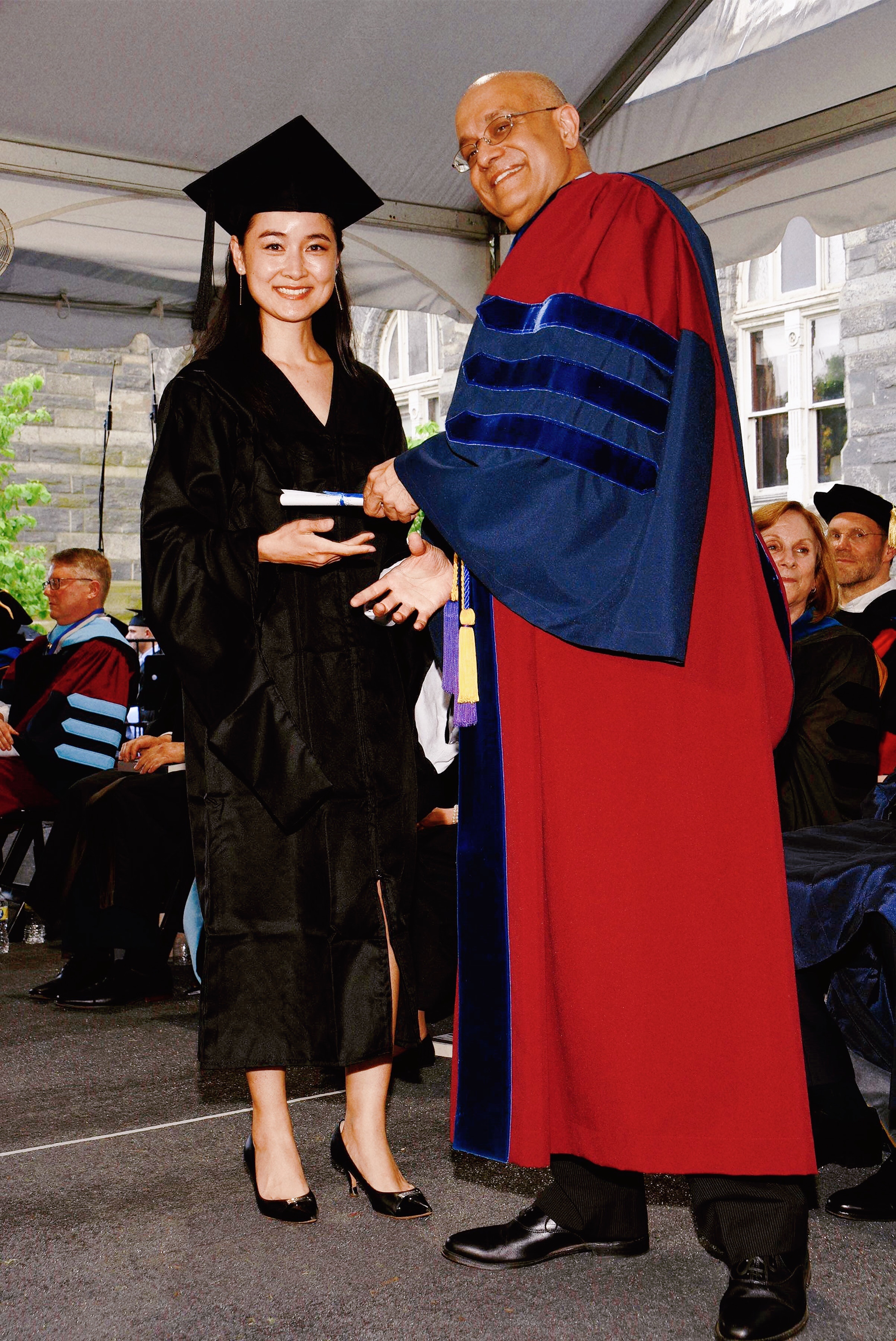 Tingting graduating from Georgetown