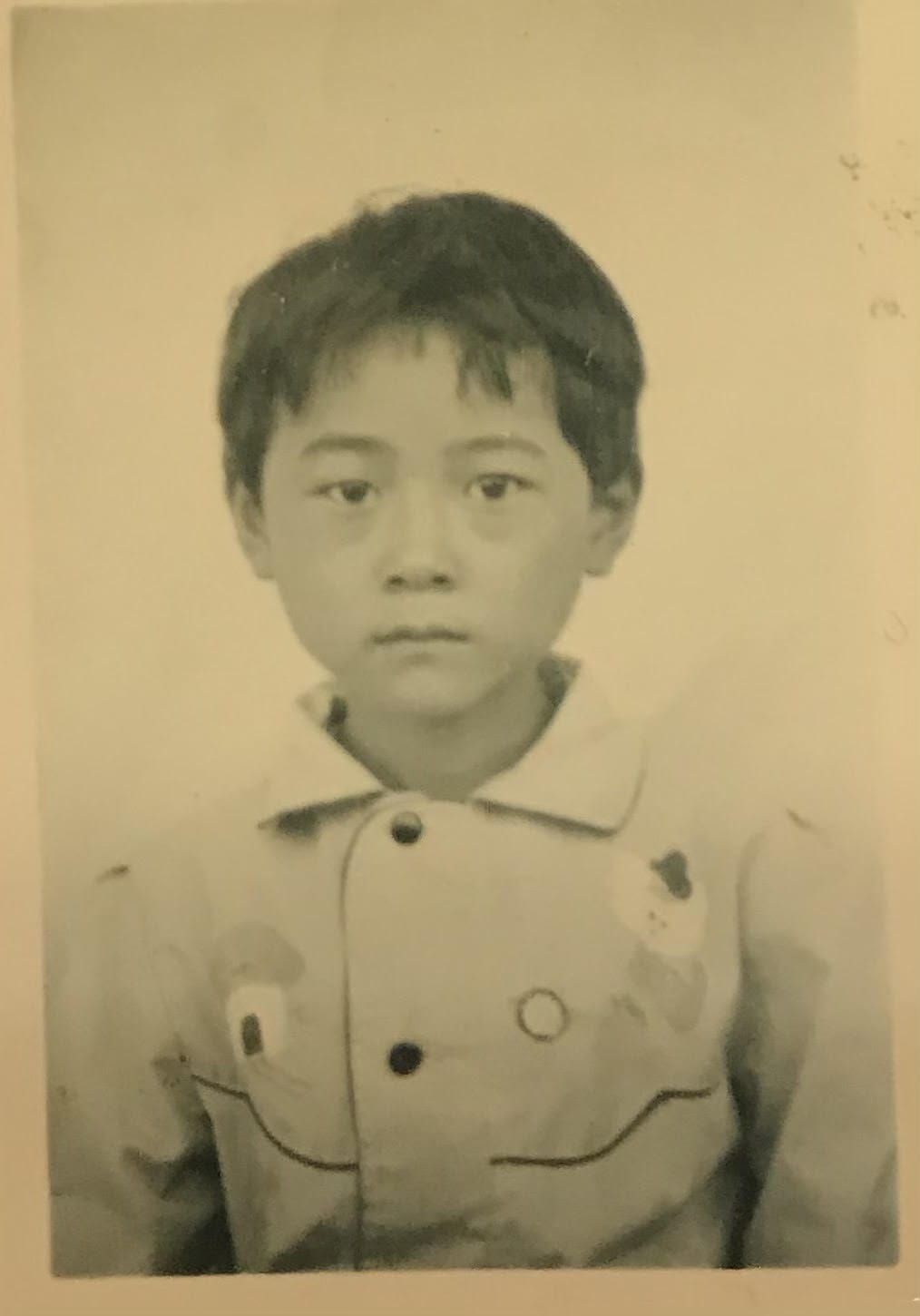 Tingting as a child