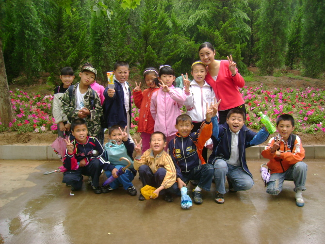 Tingting as an English teacher