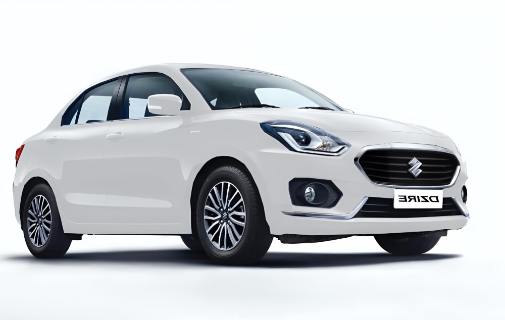Swift Dzire sedan for Kashmir taxi service