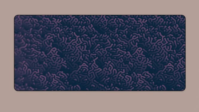 Coral Purple deskmat top view - zuiver.one