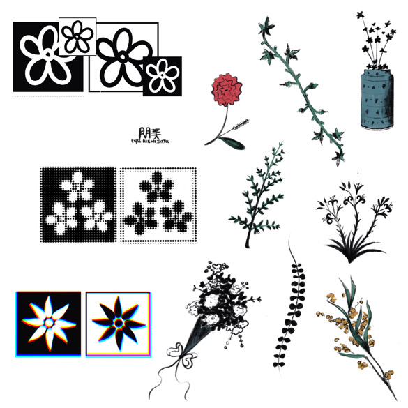 flash tattoo designs in floral, fineline, illustrative style