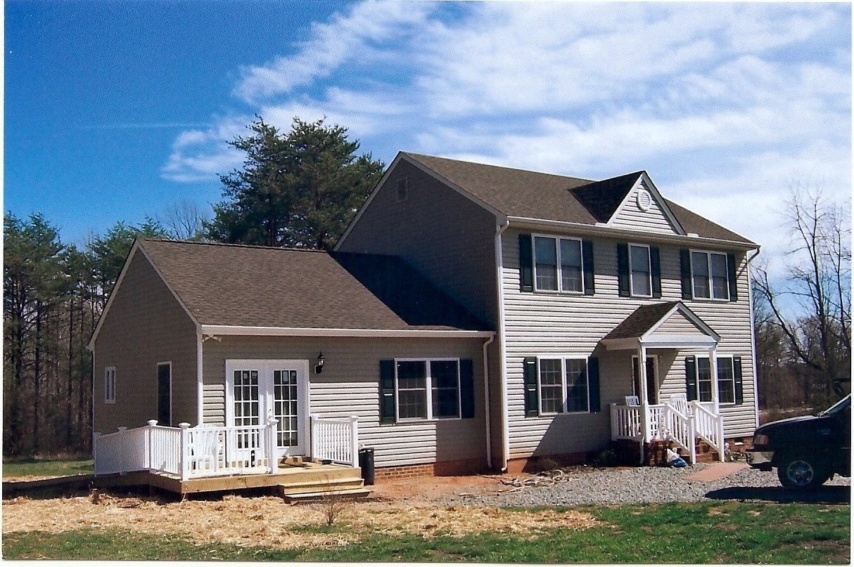 Large side house addition