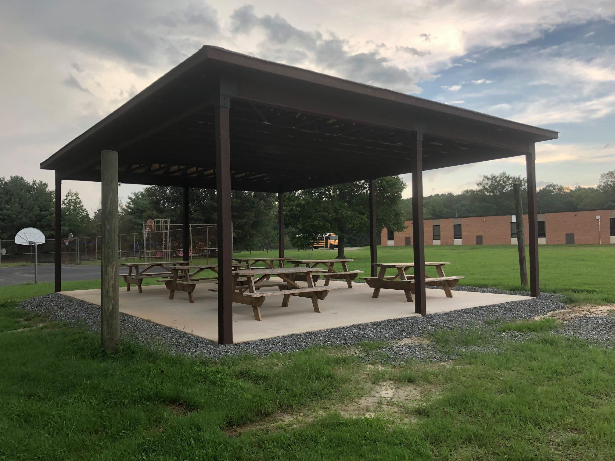 Beaverdam Elementary Pavillion Project by OBC
