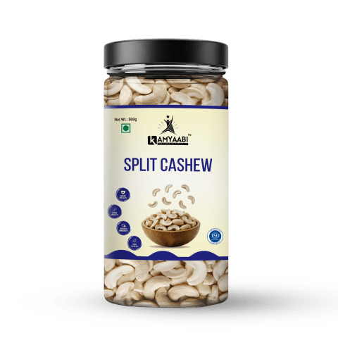 Premium Split Cashew Nuts (Kaju Tukda) | Kamyaabi Dry Fruits