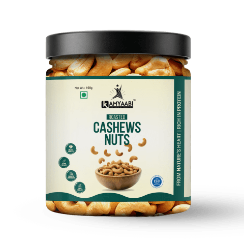 Premium Roasted Cashew Nuts (Kaju) | Kamyaabi Dry Fruits