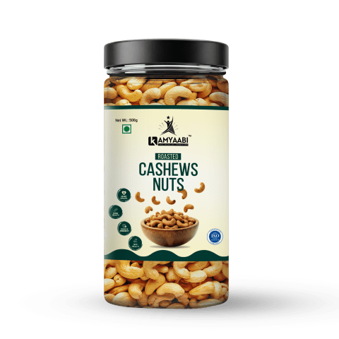 Premium Roasted Cashew Nuts (Kaju) | Kamyaabi Dry Fruits