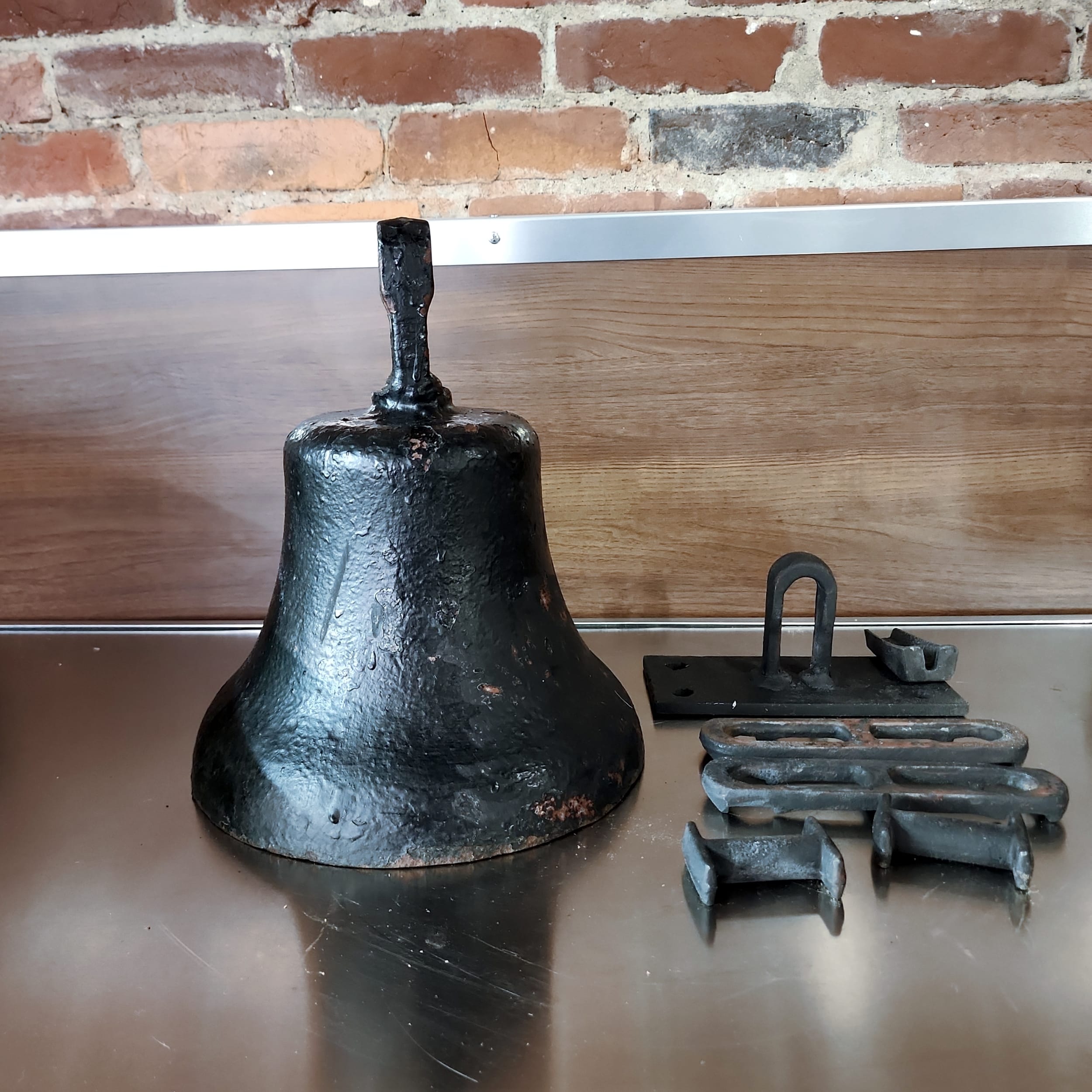 Antique 1800s Cast Iron Bell 13