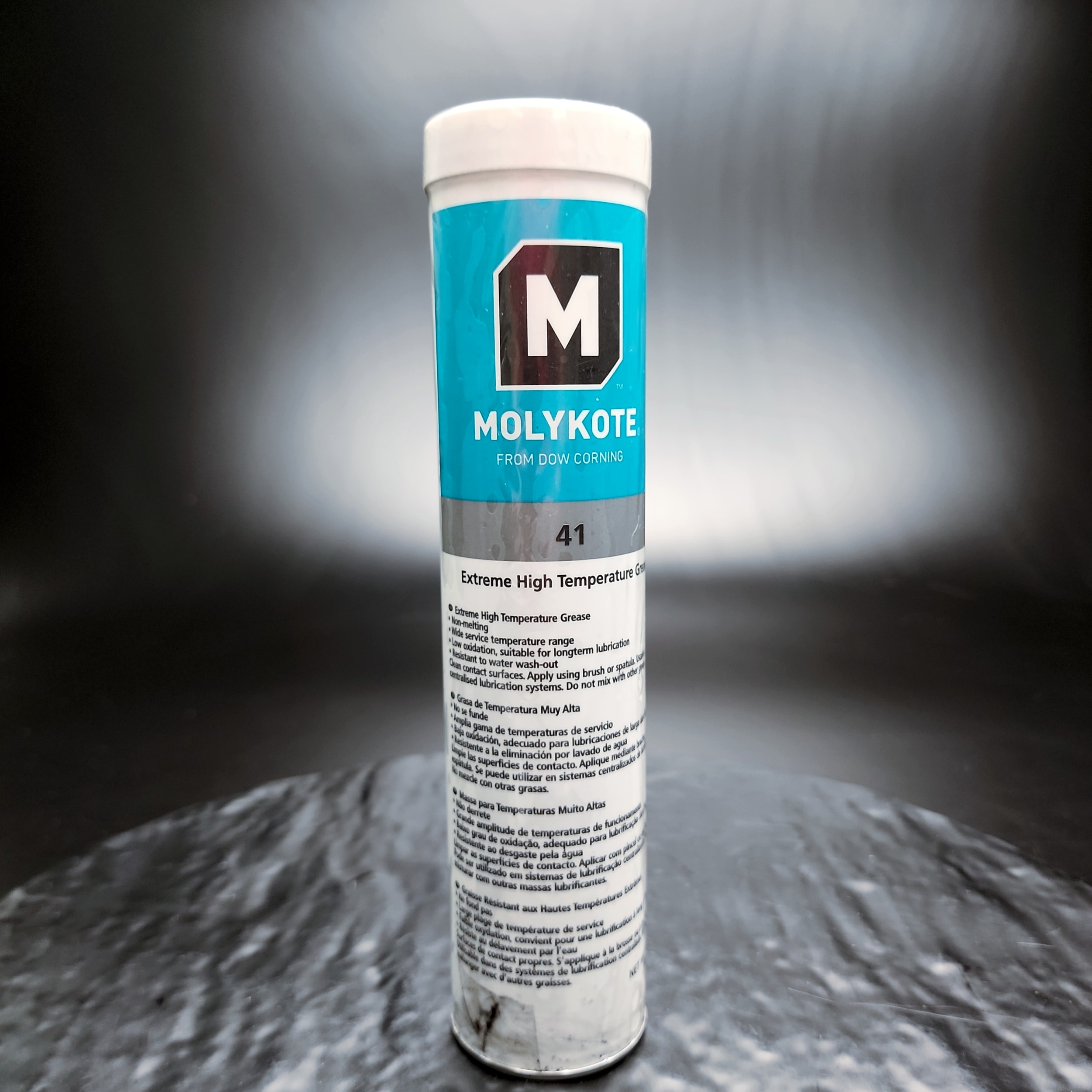 MOLYKOTE 41 Extreme Hi-Temp Grease Dow Corning Silicone Bearing 400g/14.1oz - Picture 3 of 6