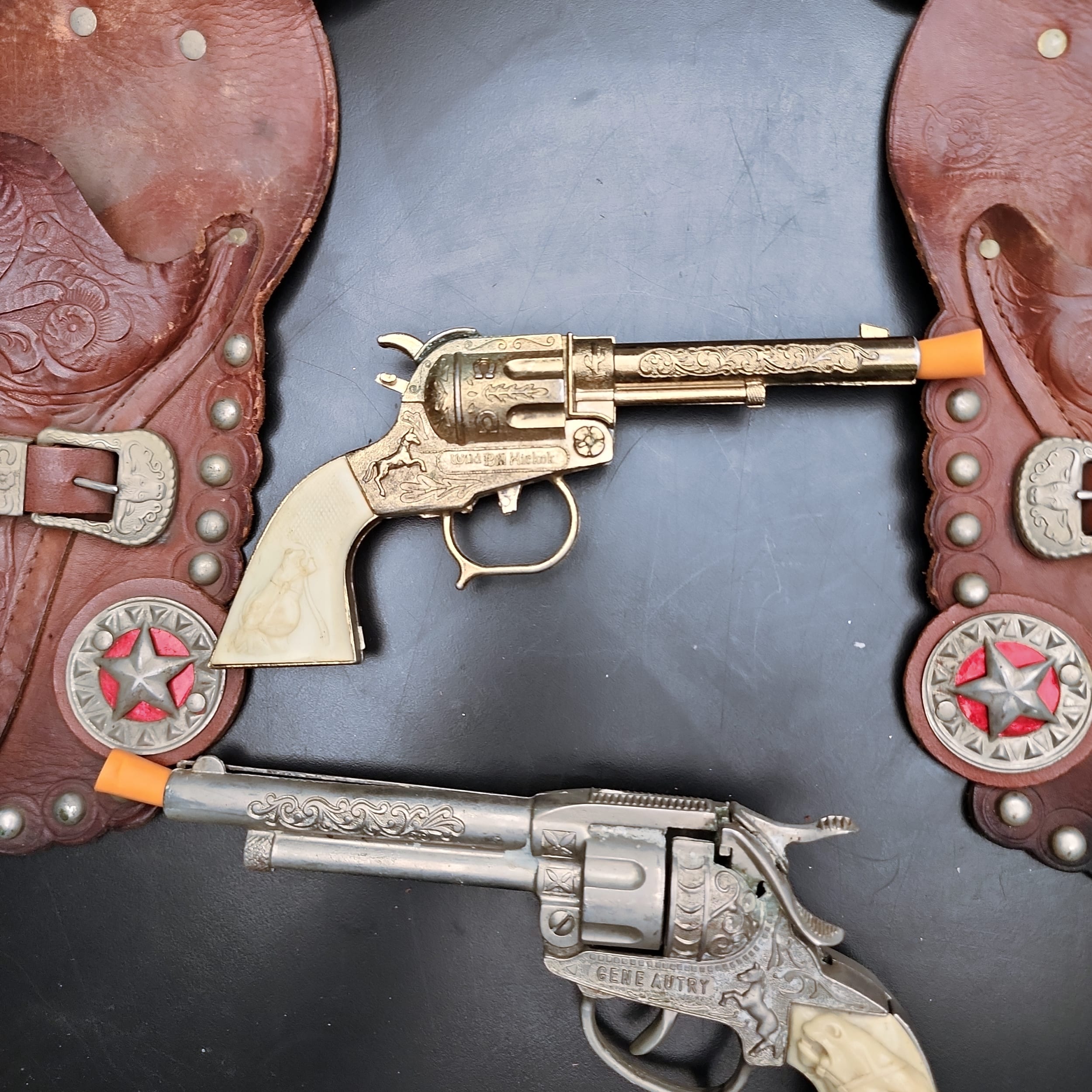 1950s Carnell Double Holster+Buzz Henry Wild Bill Hickok+Gene