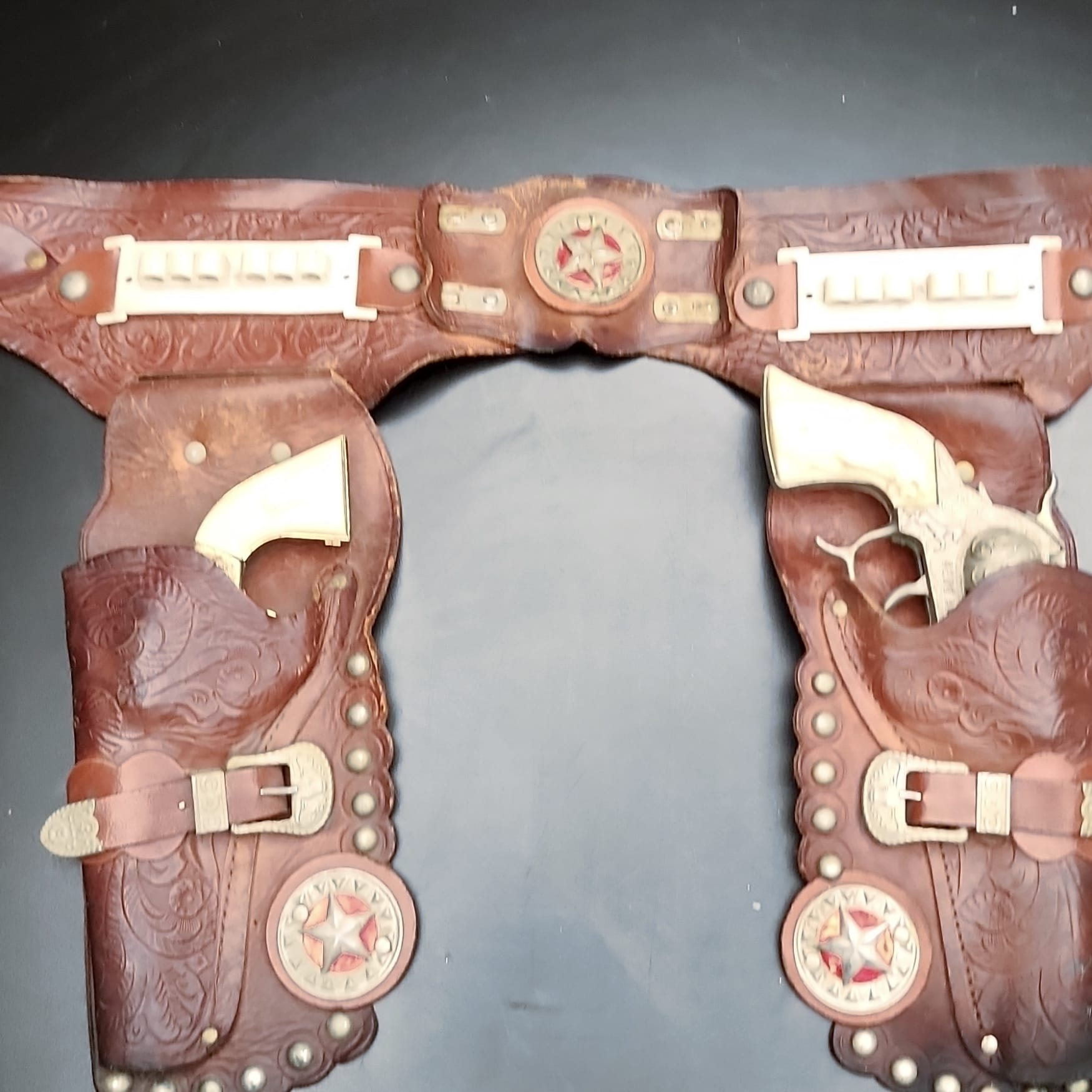 1950s Carnell Double Holster+Buzz Henry Wild Bill Hickok+Gene