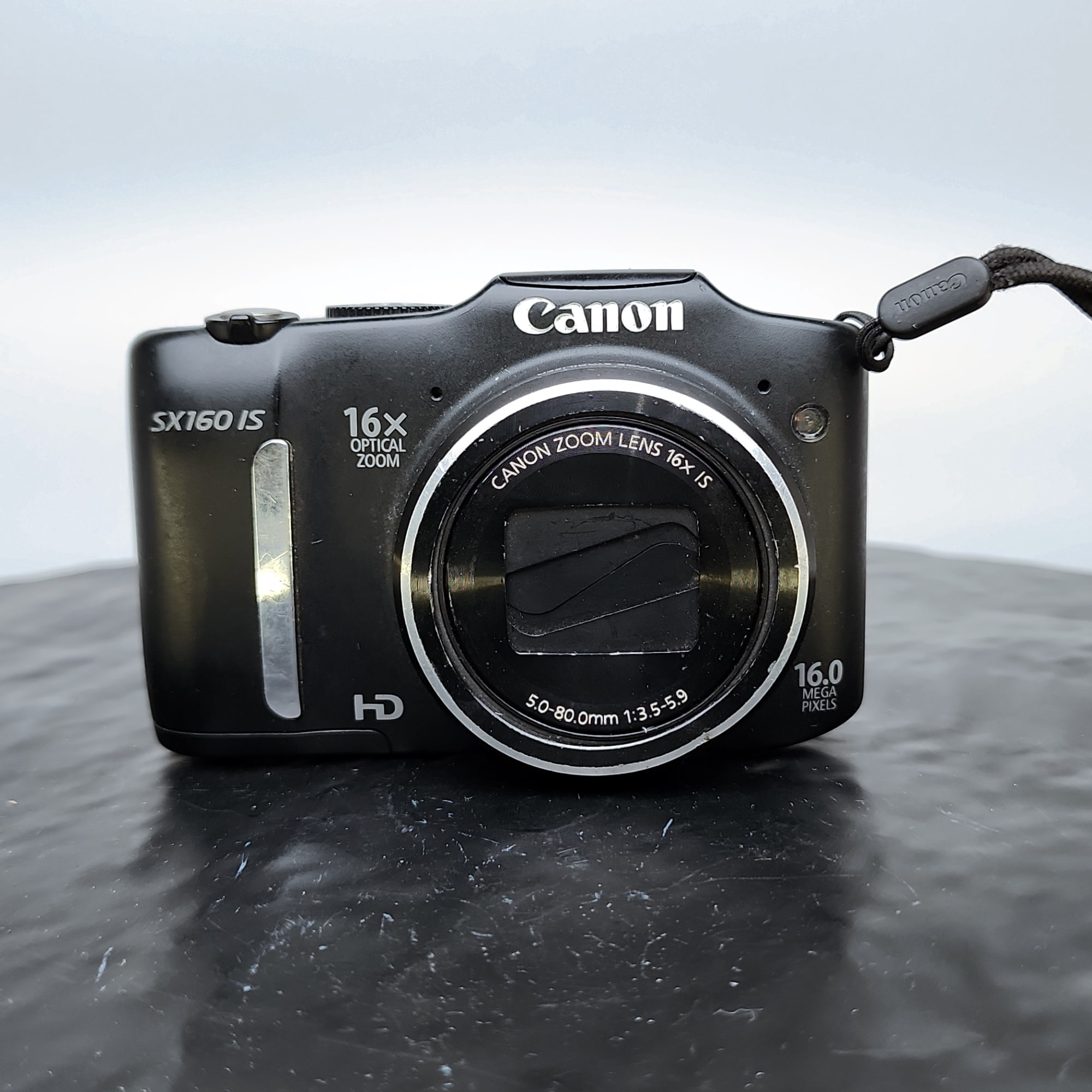 Canon PowerShot SX160 IS 16.0MP Digital Camera Parts Repair BAD SCRATCHED LENS - Picture 2 of 7