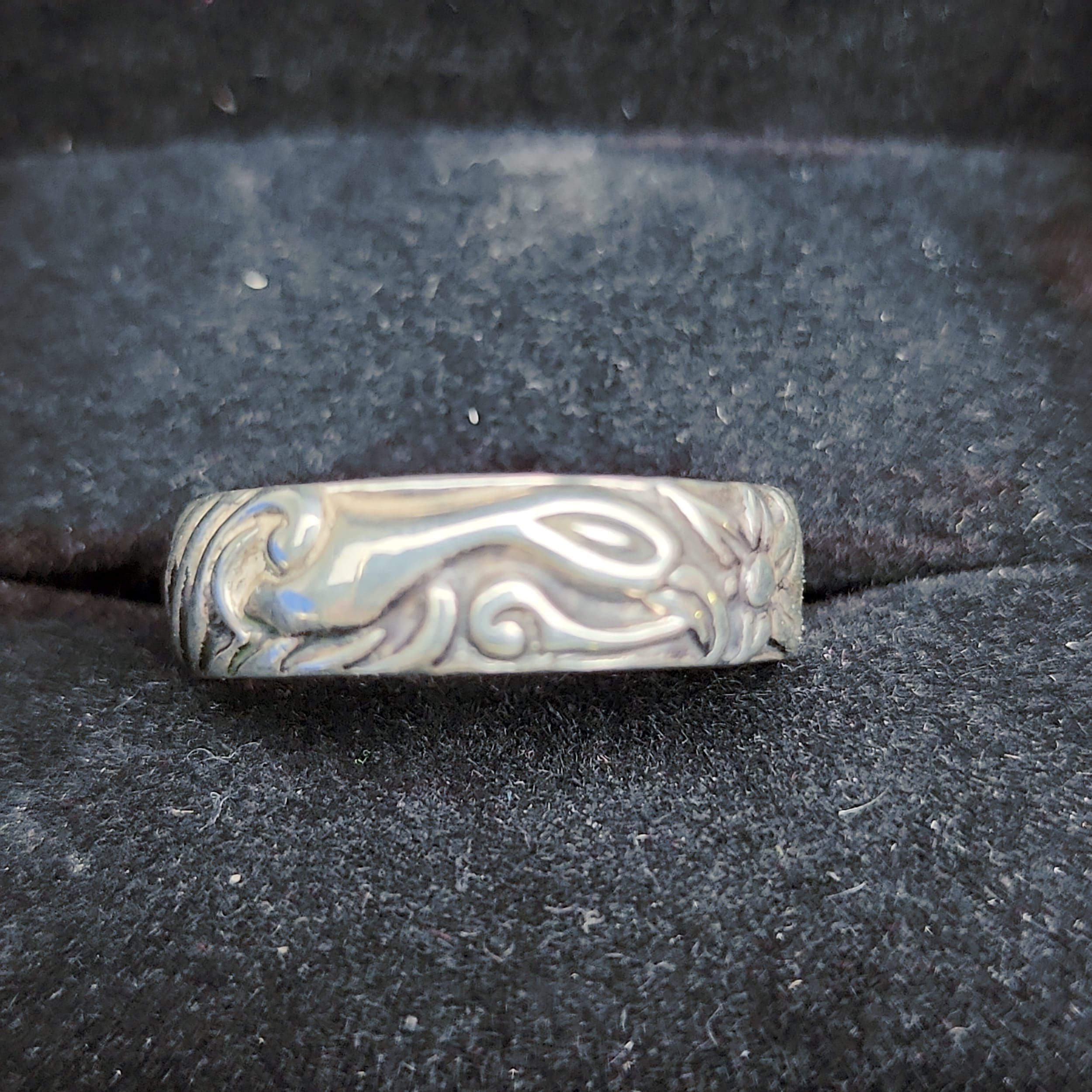 Leonard Kamhout Lone Ones Soul Mate Ring 925 Sterling Silver Band 