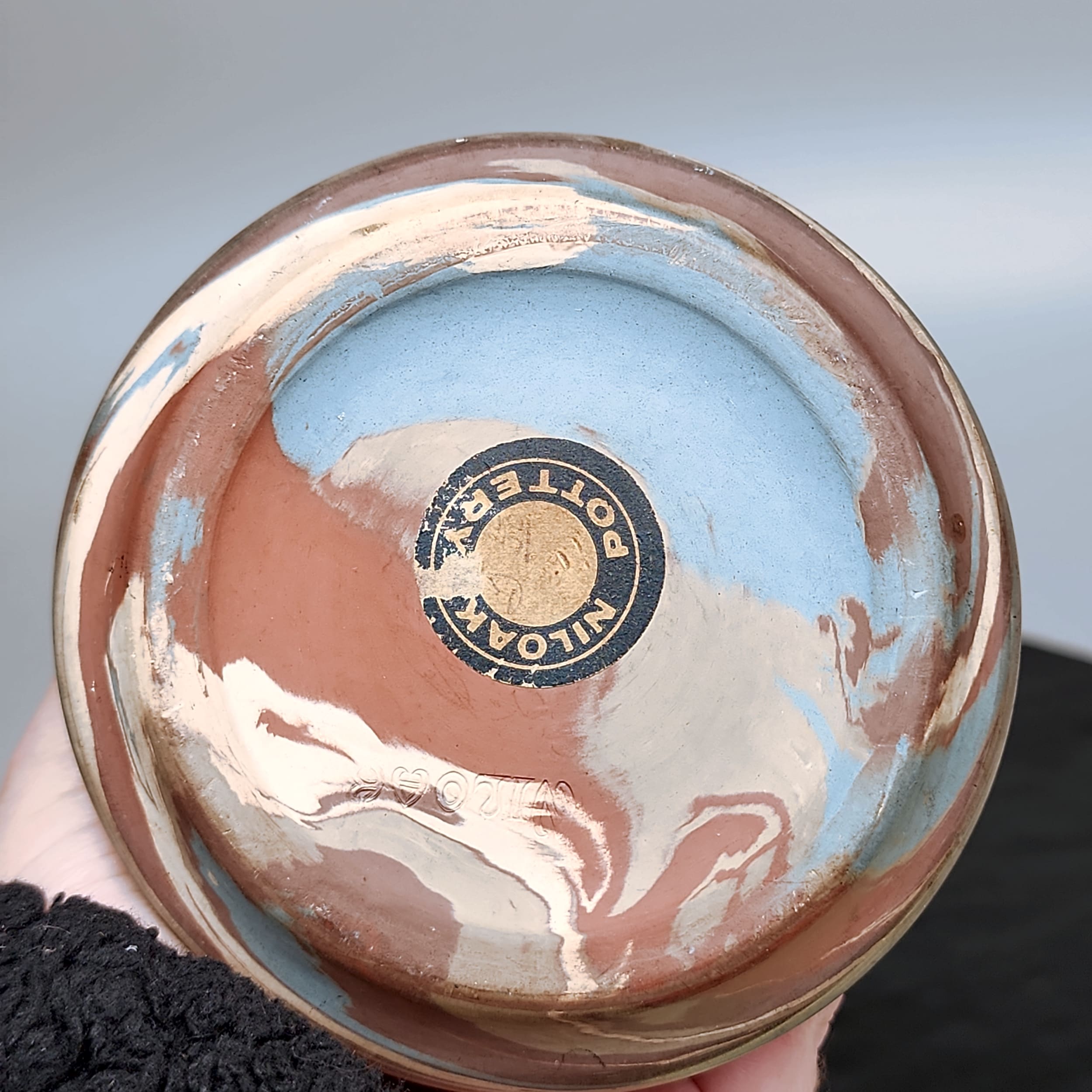 Niloak Mission Swirl 1910-24 Hand Made Art Pottery 10.75 Inch w