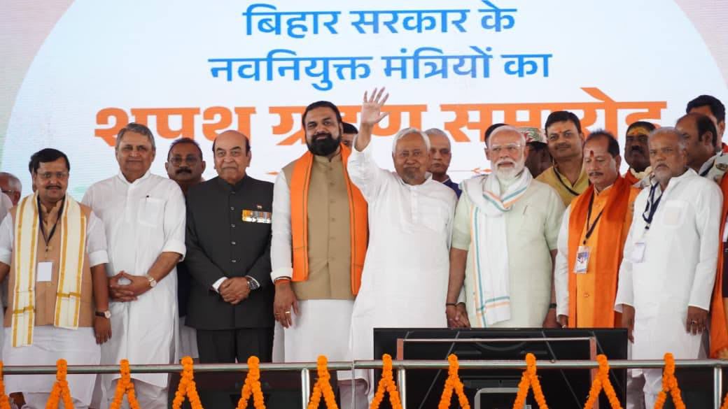 बिहार : ’सम्राट’ मंत्रिमंडल का विस्तार, विभागों का बंटवारा 