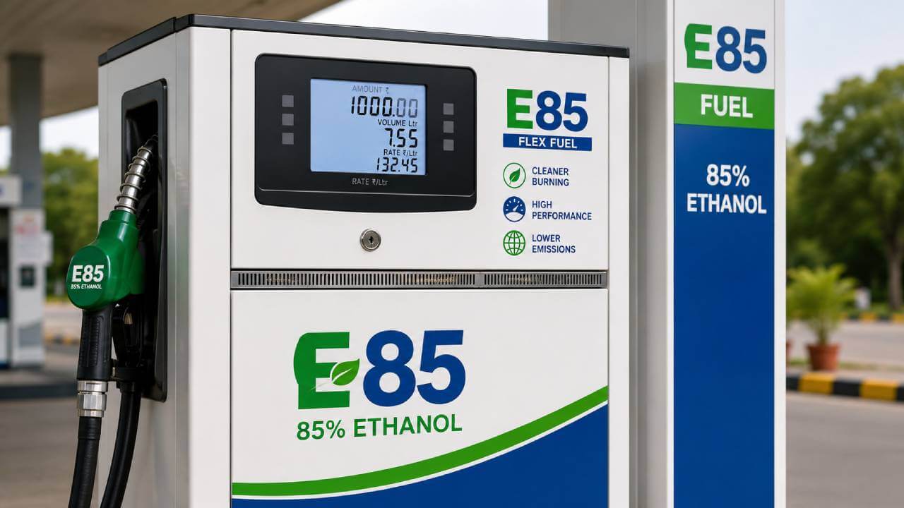 E85 फ्यूल लॉन्च: कम कीमत का फायदा या माइलेज का नुकसान