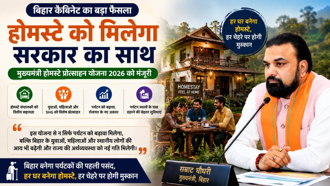 बिहार में होमस्टे को बड़ा बूस्ट, सरकार ने खोला मदद का खजाना