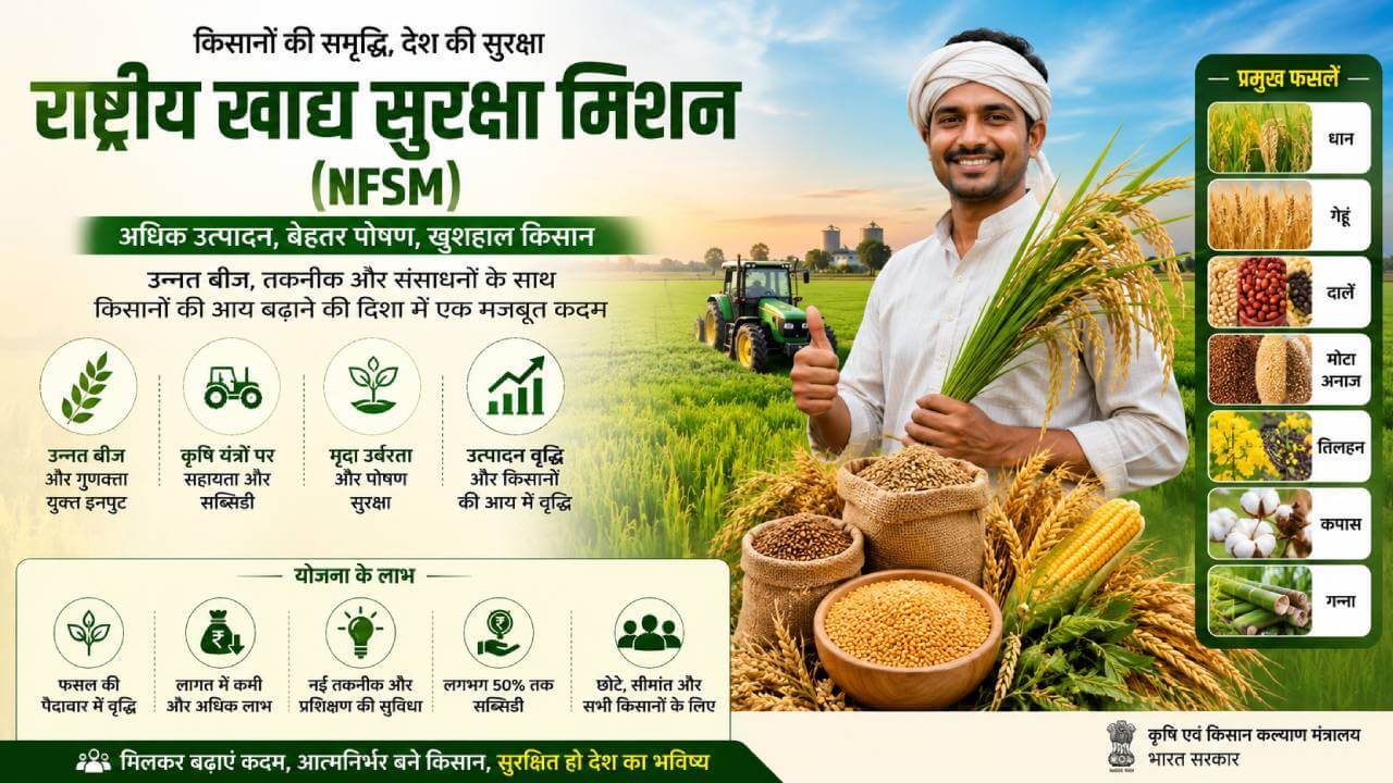 राष्ट्रीय खाद्य सुरक्षा मिशन (एनएफएसएम)