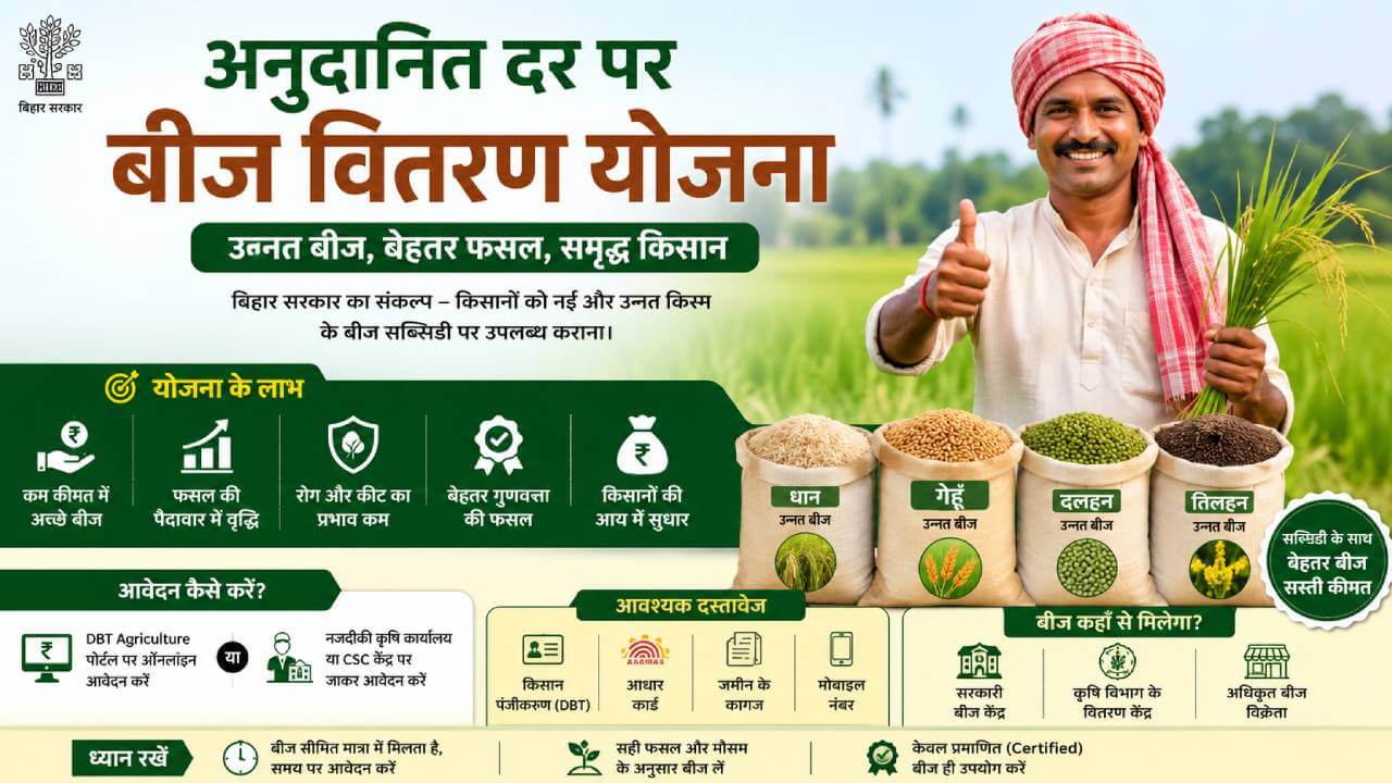 अनुदानित दर पर बीज वितरण योजना
