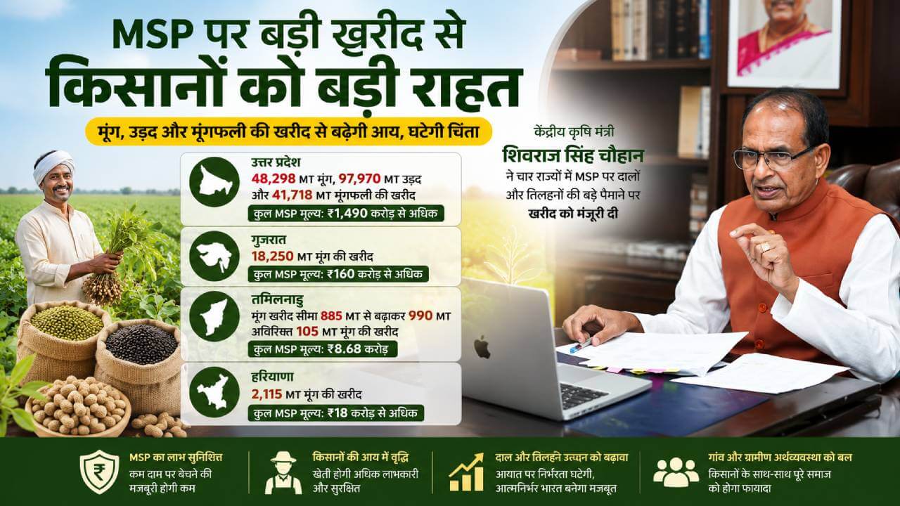 अब मूंग-उड़द बेचने की टेंशन होगी कम : सरकारी खरीद बढ़ने से किसानों को मिलेगा फसल का सही दाम