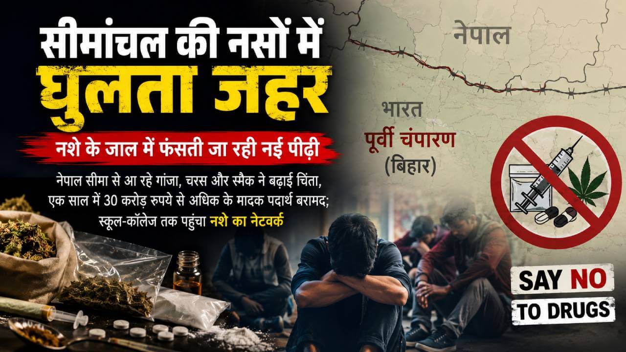 सीमांचल की नसों में घुलता जहर: नशे के जाल में फंसती जा रही नई पीढ़ी
