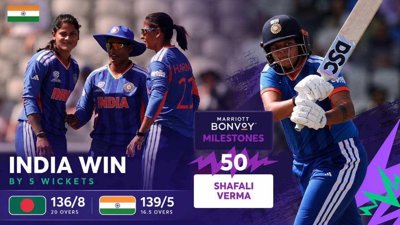शेफाली का तूफानी अर्धशतक, भारत की शानदार जीत... सेमीफाइनल अब बस एक कदम दूर