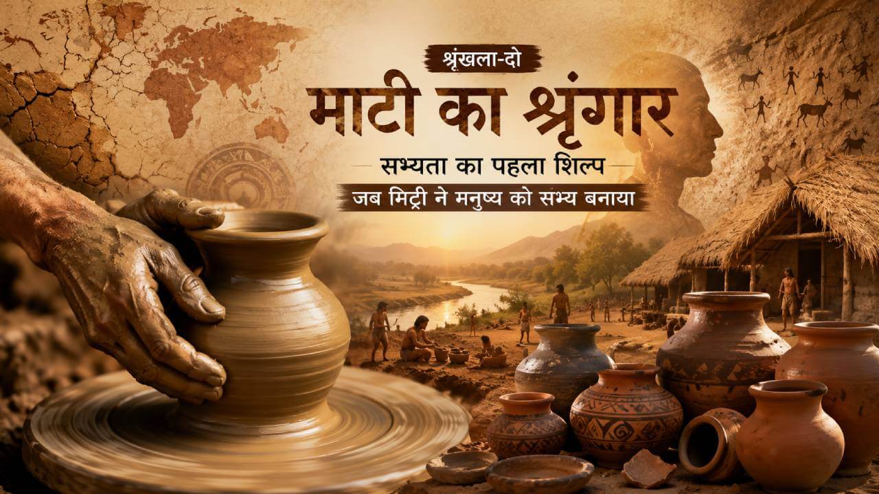 सभ्यता का पहला शिल्प : जब मिट्टी ने मनुष्य को सभ्य बनाया