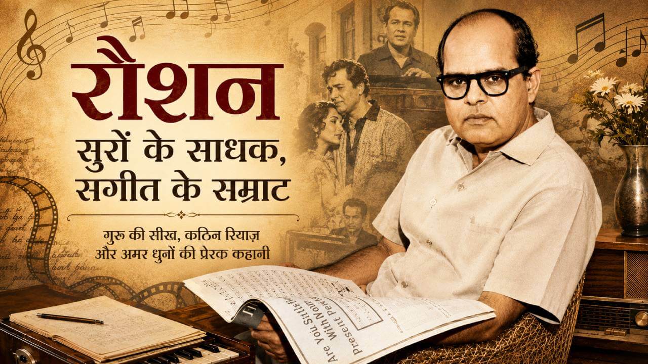 गुरु ने कहा- 'आठ घंटे रियाज़ नहीं कर सकते तो लौट जाओ', यही सीख रोशन को बना गई हिंदी सिनेमा का अमर संगीतकार