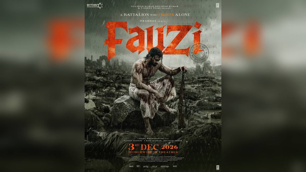 खून, बंदूक और लाशों के बीच दिखे प्रभास: 'फौजी' का दमदार पोस्टर रिलीज, जानिए कब सिनेमाघरों में देगी दस्तक