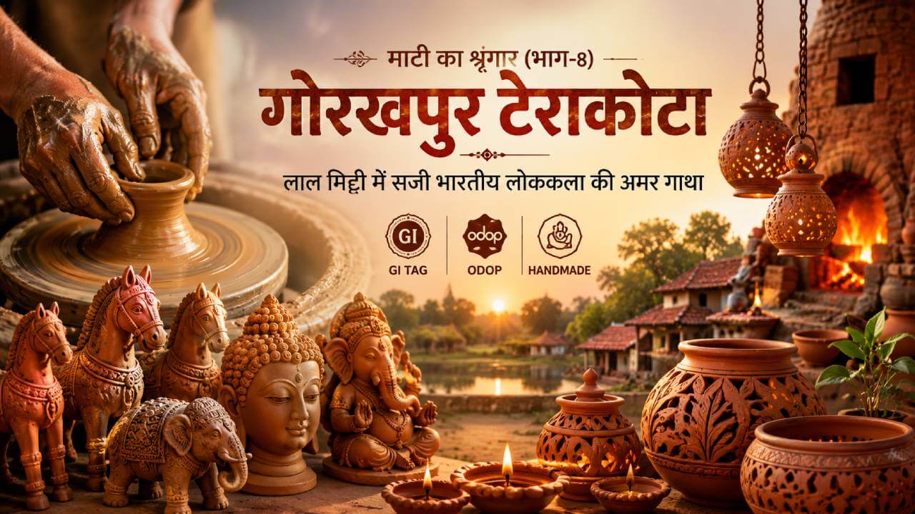 गोरखपुर टेराकोटा : लाल मिट्टी में सजी भारतीय लोककला की अमर गाथा