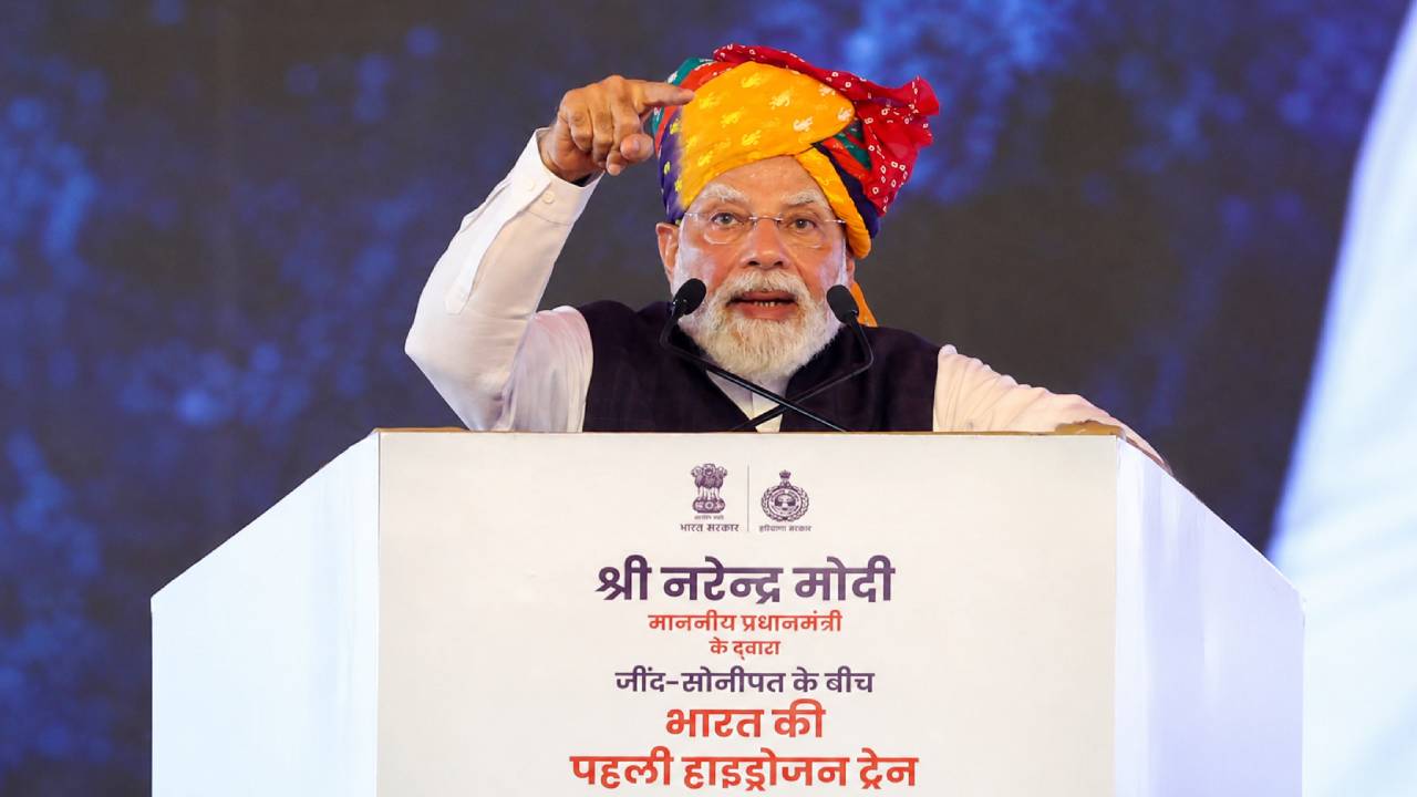 हरियाणा से देश को मिली पहली हाइड्रोजन ट्रेन, पीएम मोदी बोले- इससे रोजगार बढ़ेंगे, प्रदूषण घटेगा