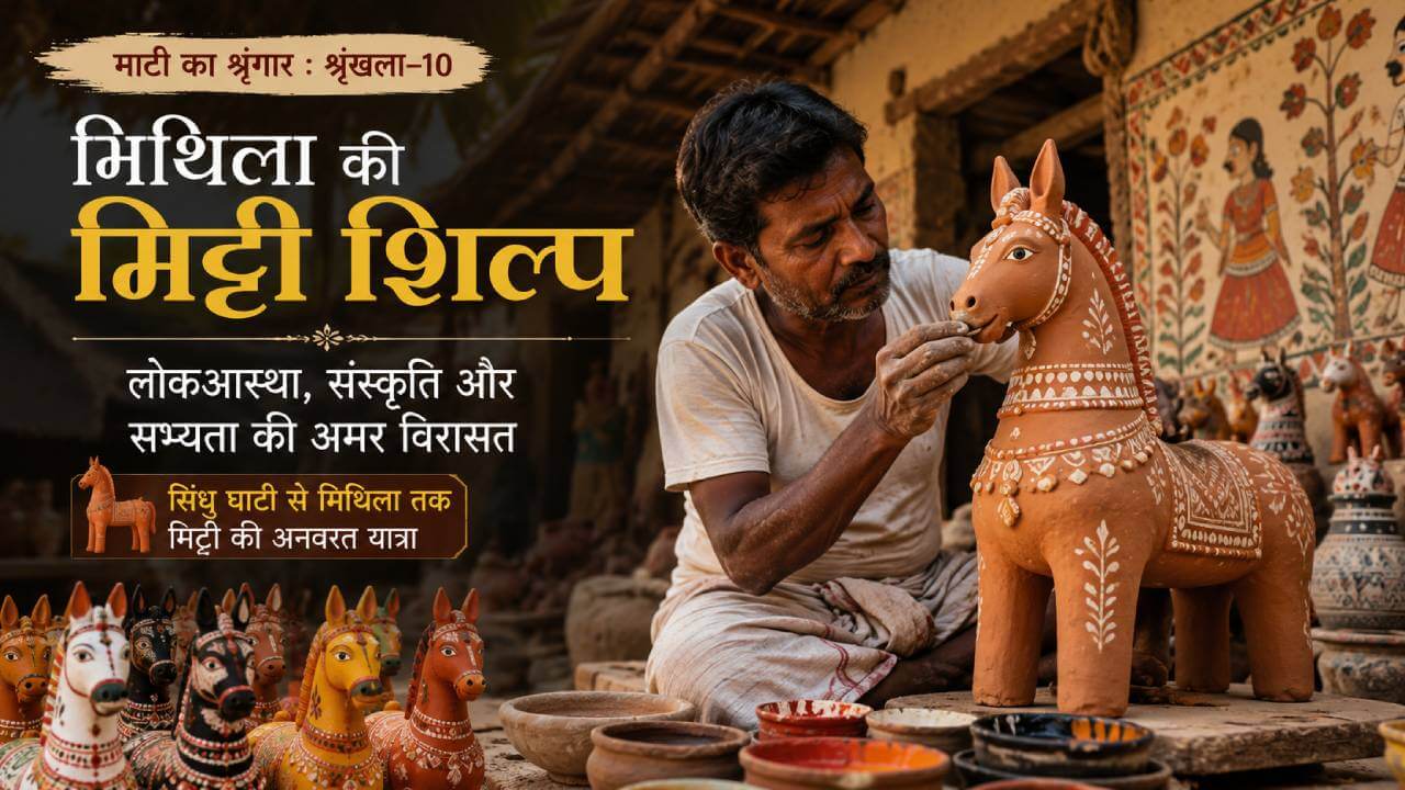 मिथिला की मिट्टी शिल्प : लोकआस्था, संस्कृति और सभ्यता की अमर विरासत