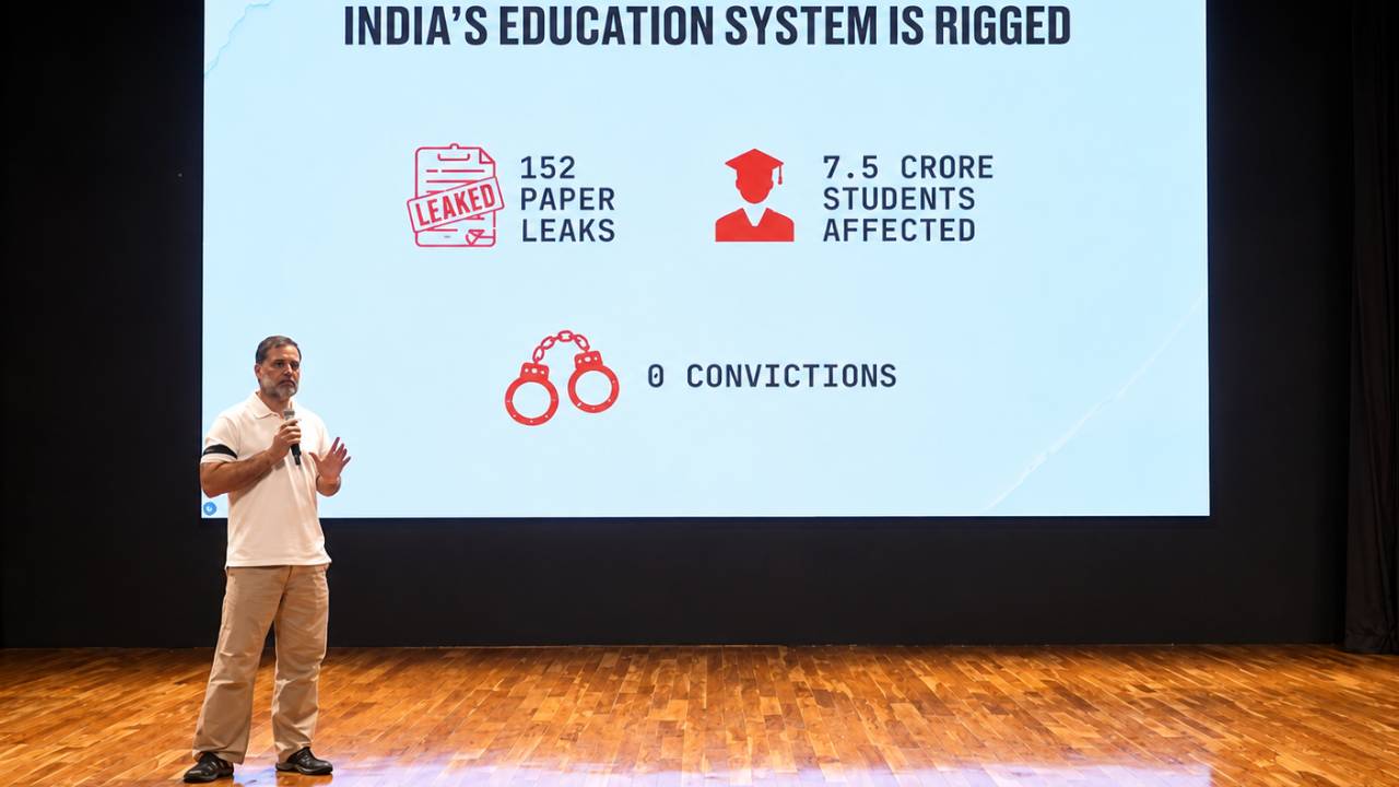 10 साल में 152 पेपर लीक लेकिन एक भी दोषी को सजा नहीं: राहुल गांधी, बोले- धर्मेंद्र प्रधान का इस्तीफा जरूरी