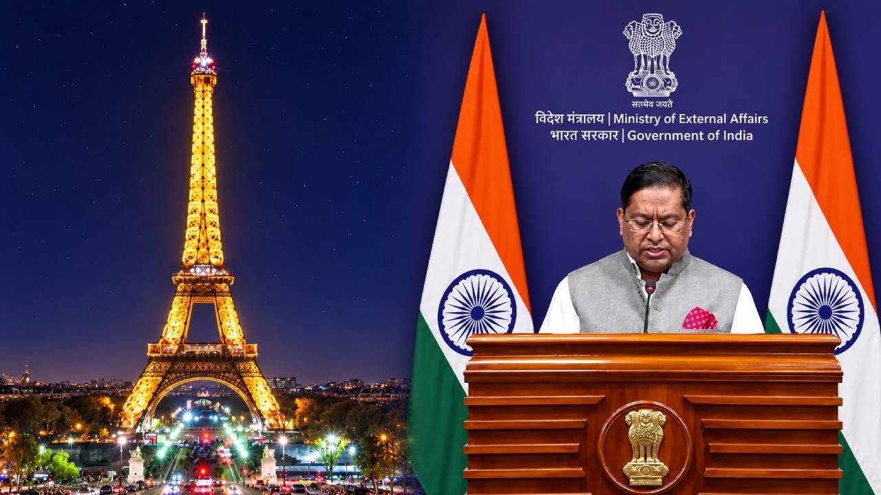 एफिल टावर विवाद पर भारत ने बनाई दूरी: विदेश मंत्रालय बोला- ‘यह दो पक्षों के बीच का मामला’