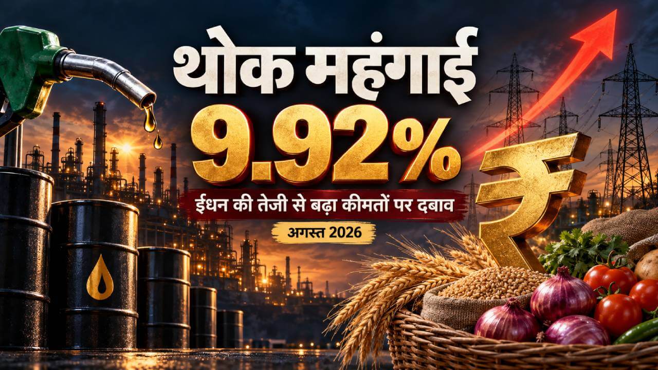 थोक महंगाई फिर 10 प्रतिशत की दहलीज पर, अगस्त में बढ़कर 9.92 प्रतिशत हुई