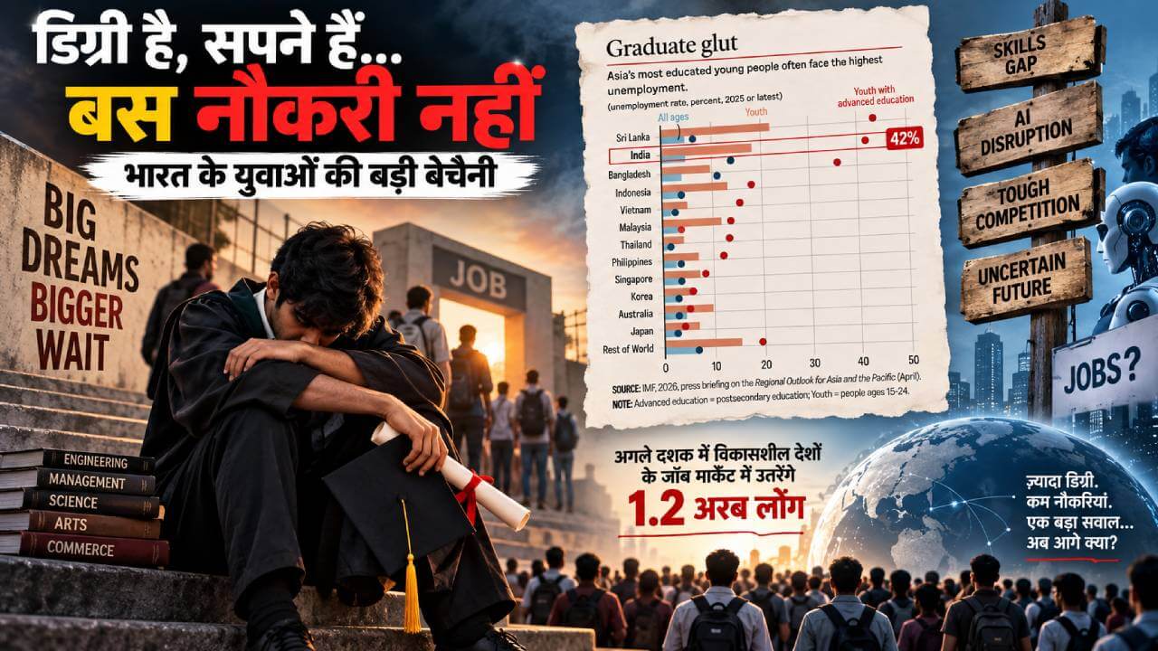 डिग्री है, सपने हैं... बस नौकरी नहीं, भारत के युवाओं की बेचैनी