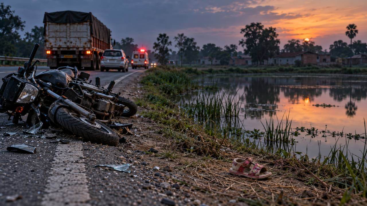 पूर्वी चंपारण में हादसों का कहर: 24 घंटे में चार की मौत, तीन गंभीर