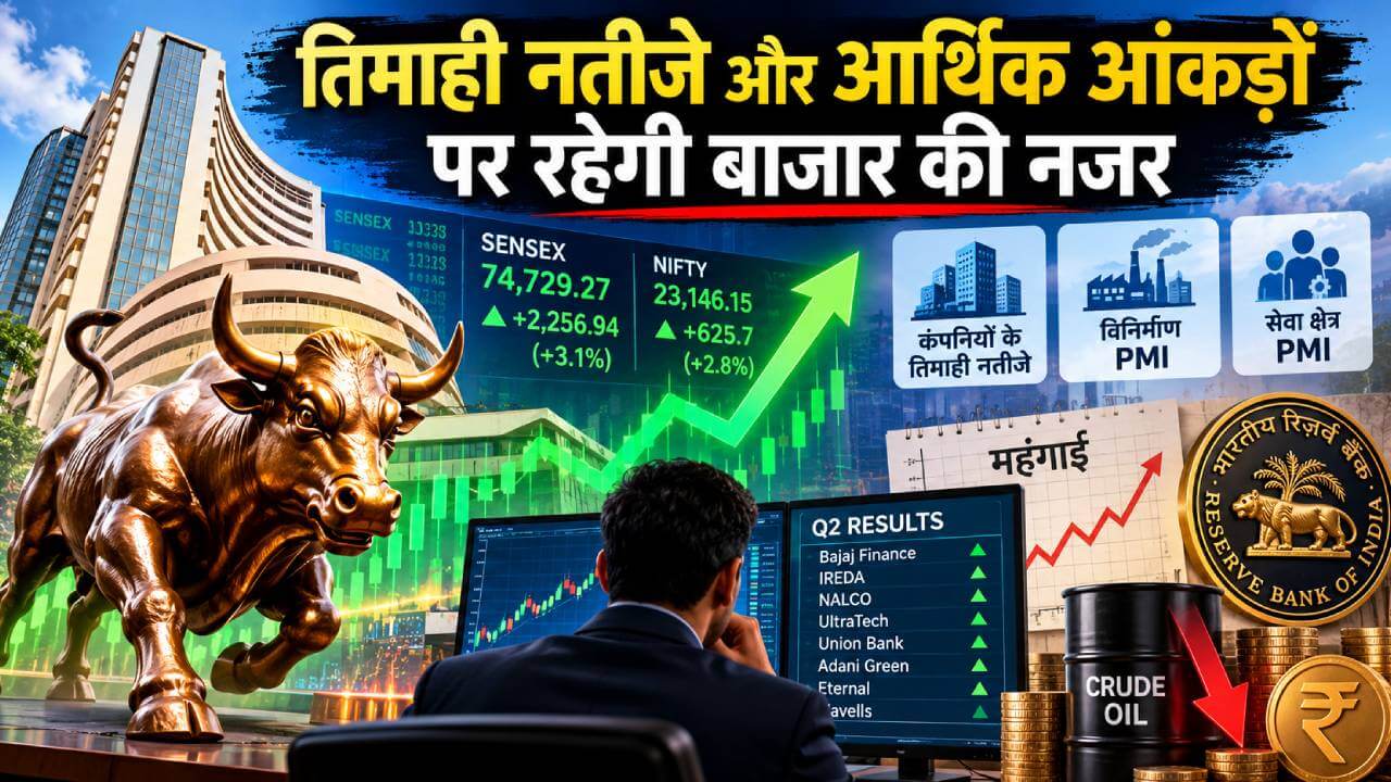 तिमाही नतीजे और आर्थिक आंकड़ों पर रहेगी बाजार की नजर
