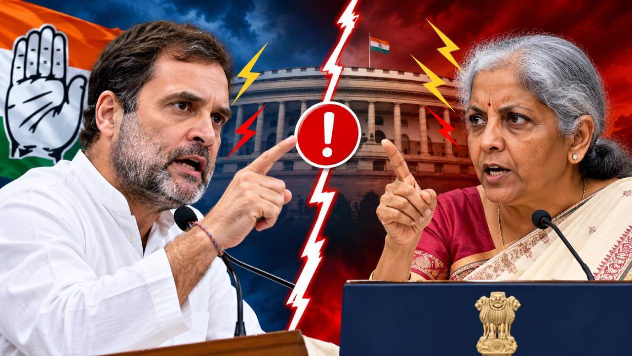 आईडीबीआई बैंक विनिवेश पर राहुल को सीतारमण का जवाब, बोलीं-कांग्रेस राज में बैंकों पर था राजनीतिक दबाव