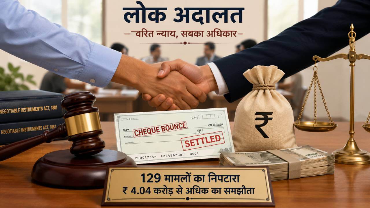 पटना में विशेष लोक अदालत की बड़ी पहल, एनआई एक्ट के 129 मामलों का हुआ समझौते से निपटारा