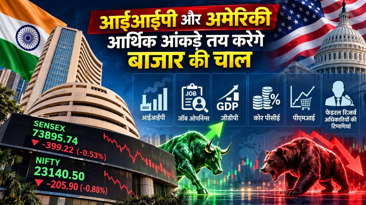 आईआईपी और अमेरिकी आर्थिक आंकड़े तय करेंगे बाजार की चाल
